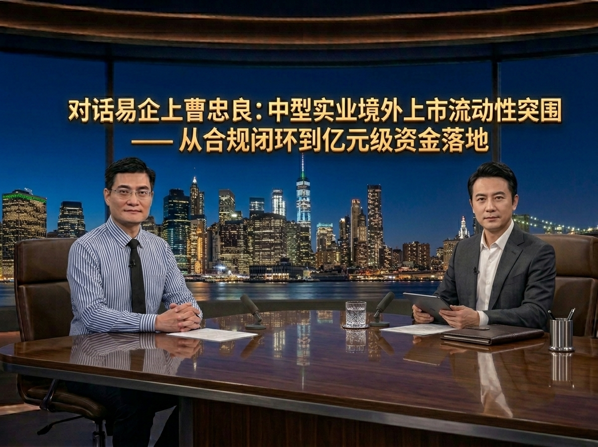 对话易企上曹仲良：中型实业境外上市流动性突围 —— 从合规闭环到亿元级资金落地