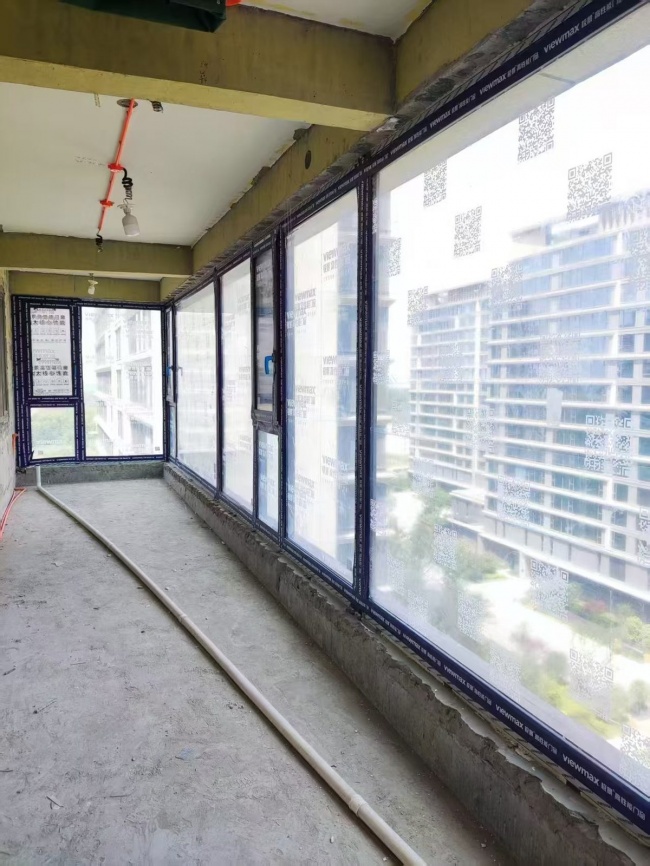 西安阳台安装阶段实景